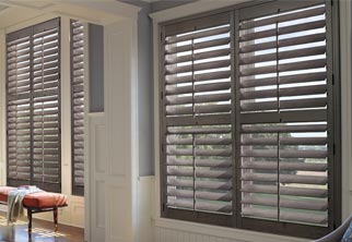 Hunter Douglas Living Room Shutters | Tampa, Florida